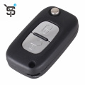 Factory price black custom key fob shell 2 button key shell machine